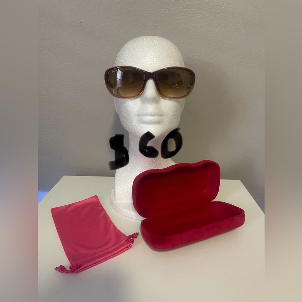 Ray Ban, one size, brown and tan sunglasses